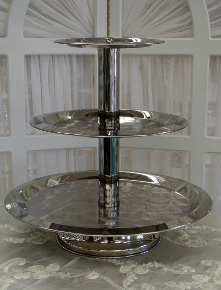 Stainless, 3 Tier, Contemporary