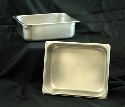 Stainless, Extra Set Of Pans, 4″ Half