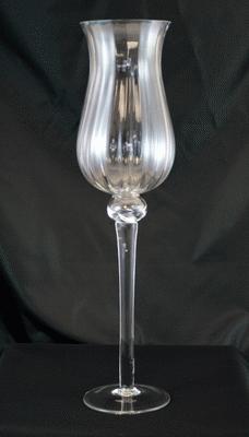 Glass Candle Holder, Clear