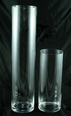 Glass 16 X 6 Cylinder Vase, Clear