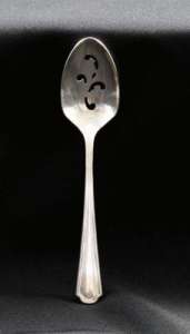 Silver Server, Spoon Slotted 8″, Plain