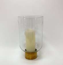 Glass La Moda Vase W/ Candle