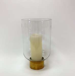 Glass La Moda Vase W/ Candle